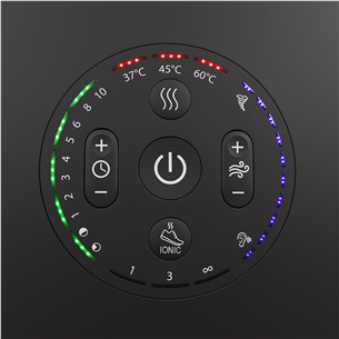 Hedgehog Octopus Ionic, juodas - Batų džiovintuvas