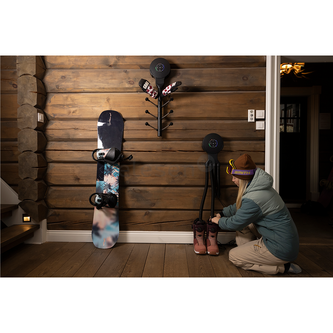 Hedgehog Octopus Ionic, juodas - Batų džiovintuvas