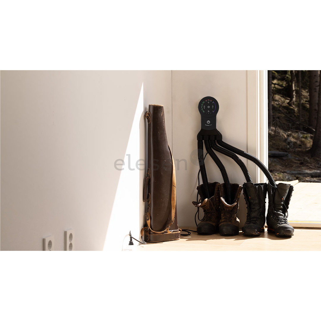 Hedgehog Octopus Ionic, juodas - Batų džiovintuvas