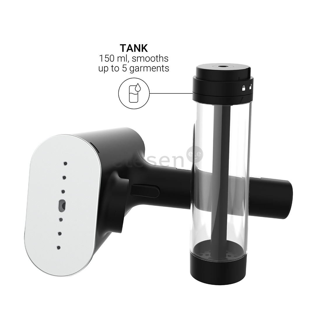 SteamOne Karl 2, 2000 W, juodas - Garinis lygintuvas