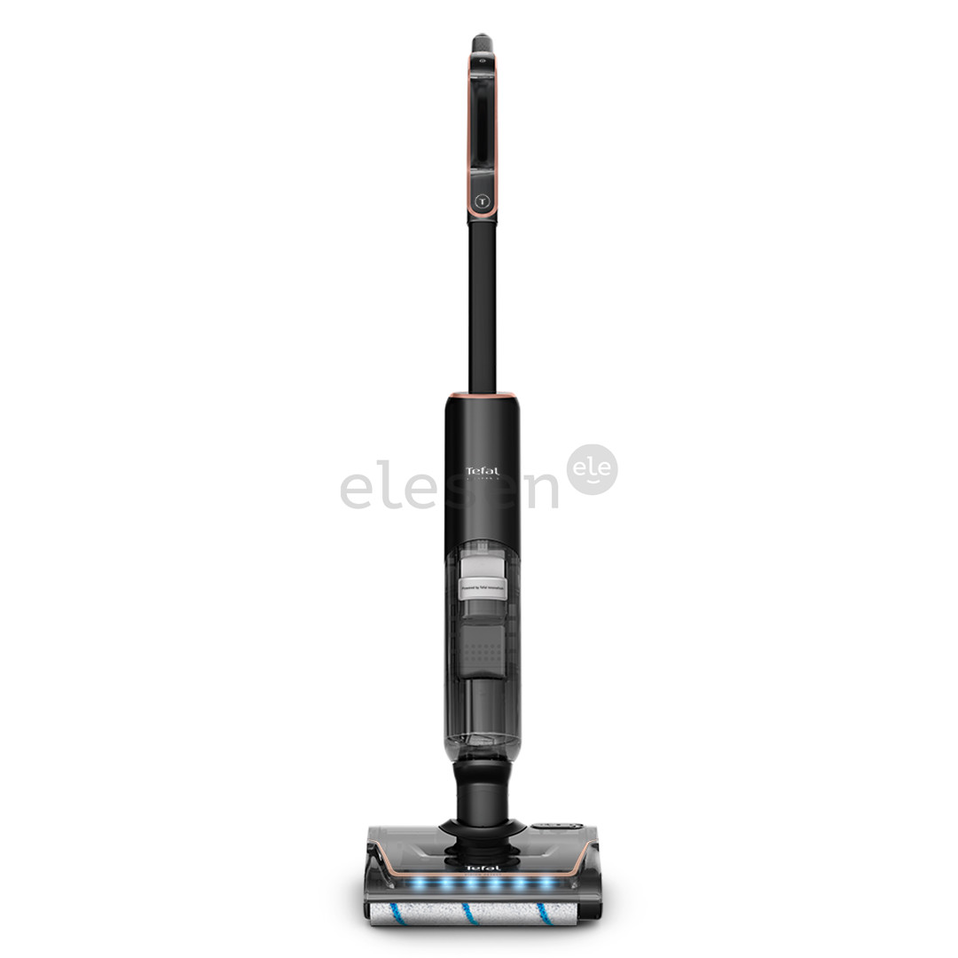 Tefal X-Clean 7, šlapias valymas, juodas/aukso spalvos - Belaidis siurblys kietoms grindims