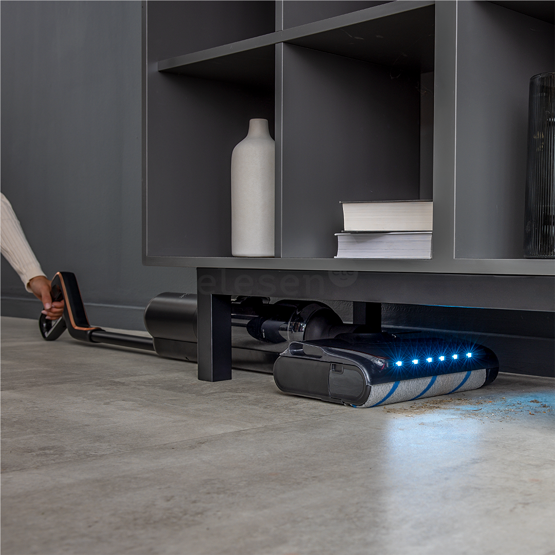 Tefal X-Clean 7, влажная уборка, черный/золотистый - Беспроводной пылесос для твердых полов