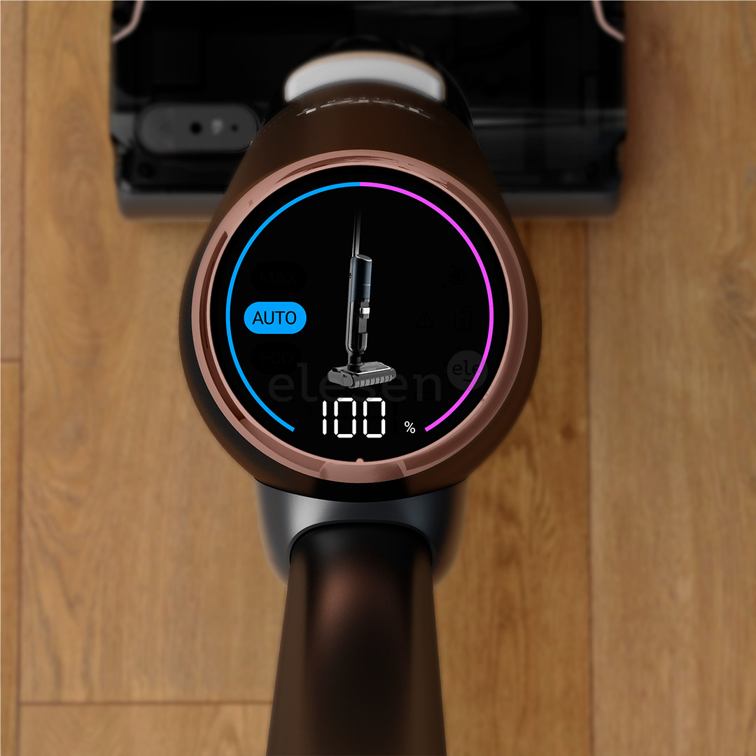 Tefal X-Clean 7, šlapias valymas, juodas/aukso spalvos - Belaidis siurblys kietoms grindims