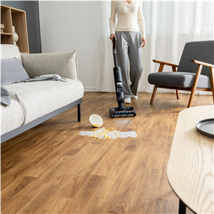 Tefal X-Clean 7, šlapias valymas, juodas/aukso spalvos - Belaidis siurblys kietoms grindims