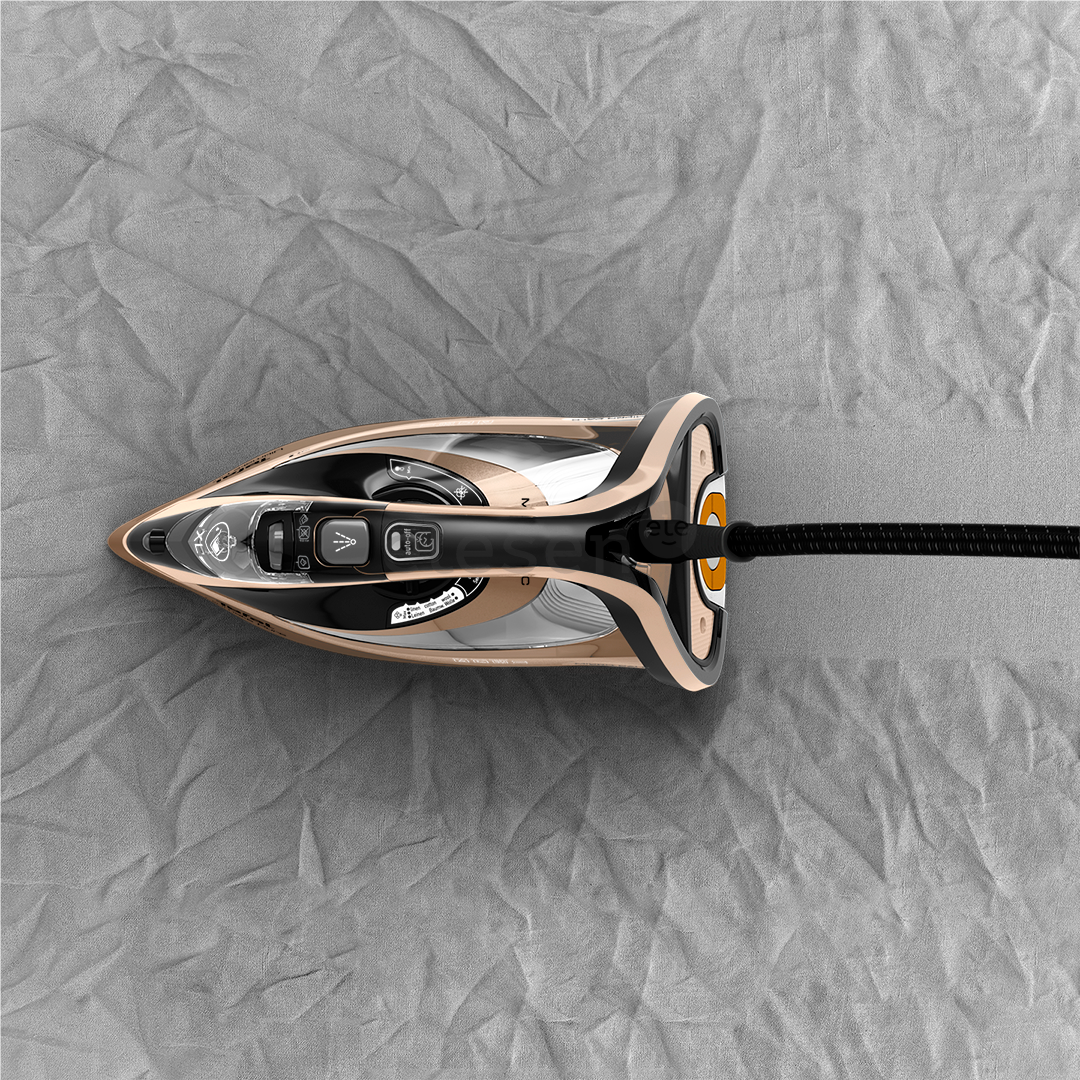 Tefal Ultimate Pure, 3200 W, black/golden - Steam iron