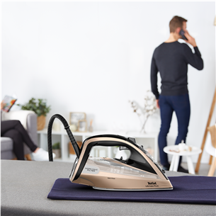 Tefal Ultimate Pure, 3200 W, black/golden - Steam iron