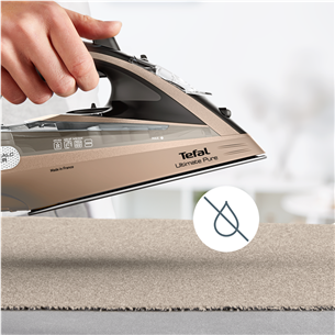 Tefal Ultimate Pure, 3200 W, black/golden - Steam iron