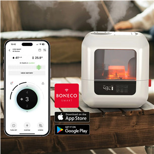 Boneco U700 SMART, baltas - Ultragarsinis oro drėkintuvas