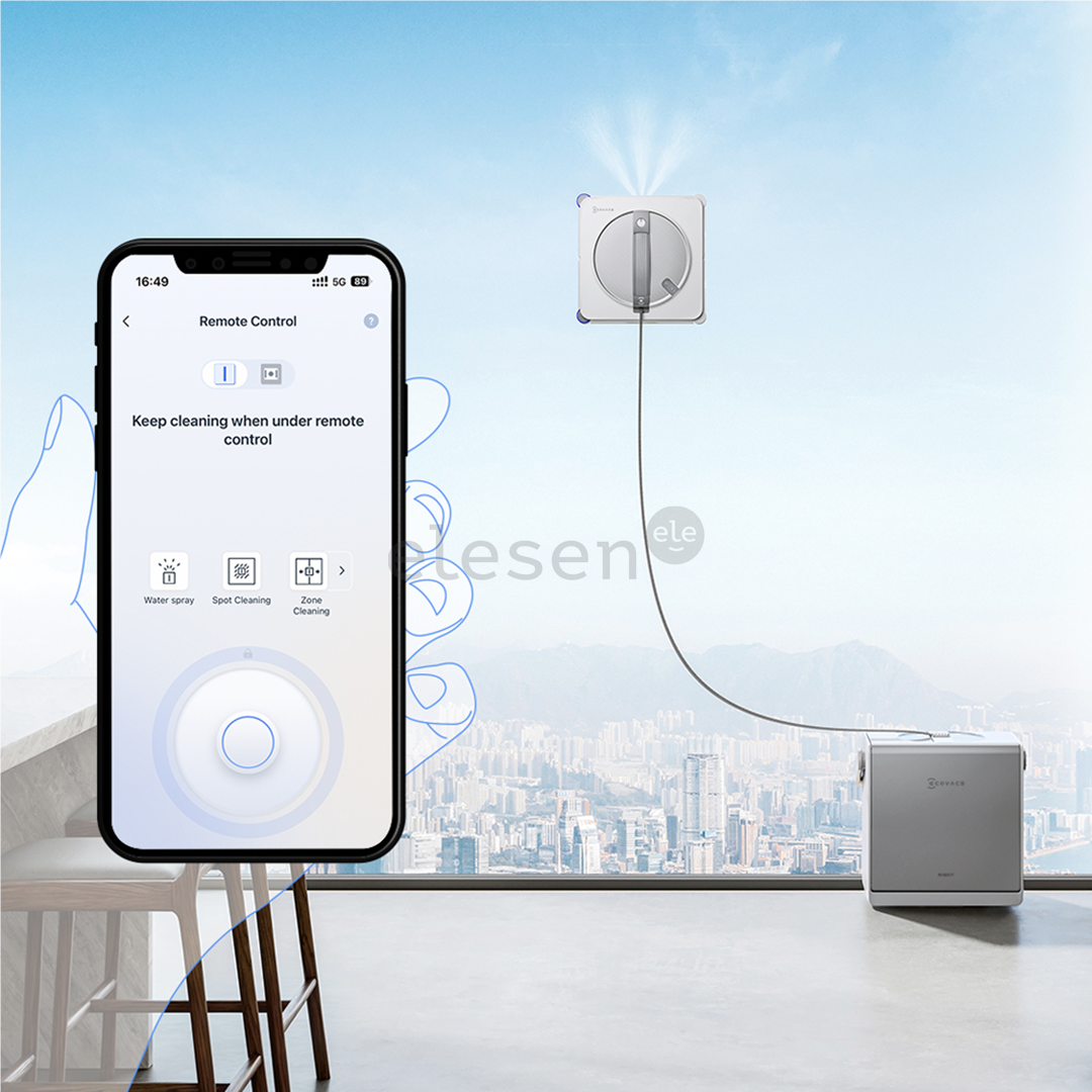 Ecovacs Winbot W2S Omni, baltas - Langų valymo robotas