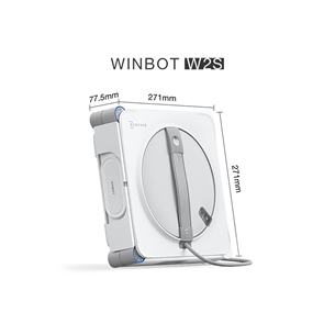 Ecovacs Winbot W2S, baltas - Langų valymo robotas