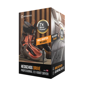 Hedgehog Drive, juodas - Batų džiovintuvas