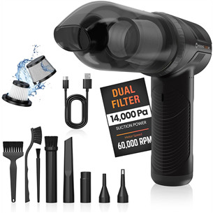 Hedgehog Turbovac, black - Handheld vacuum cleaner