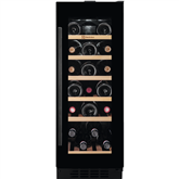 Electrolux 500 Series, 20 bottles, height 82 cm, black - Built-in wine cooler