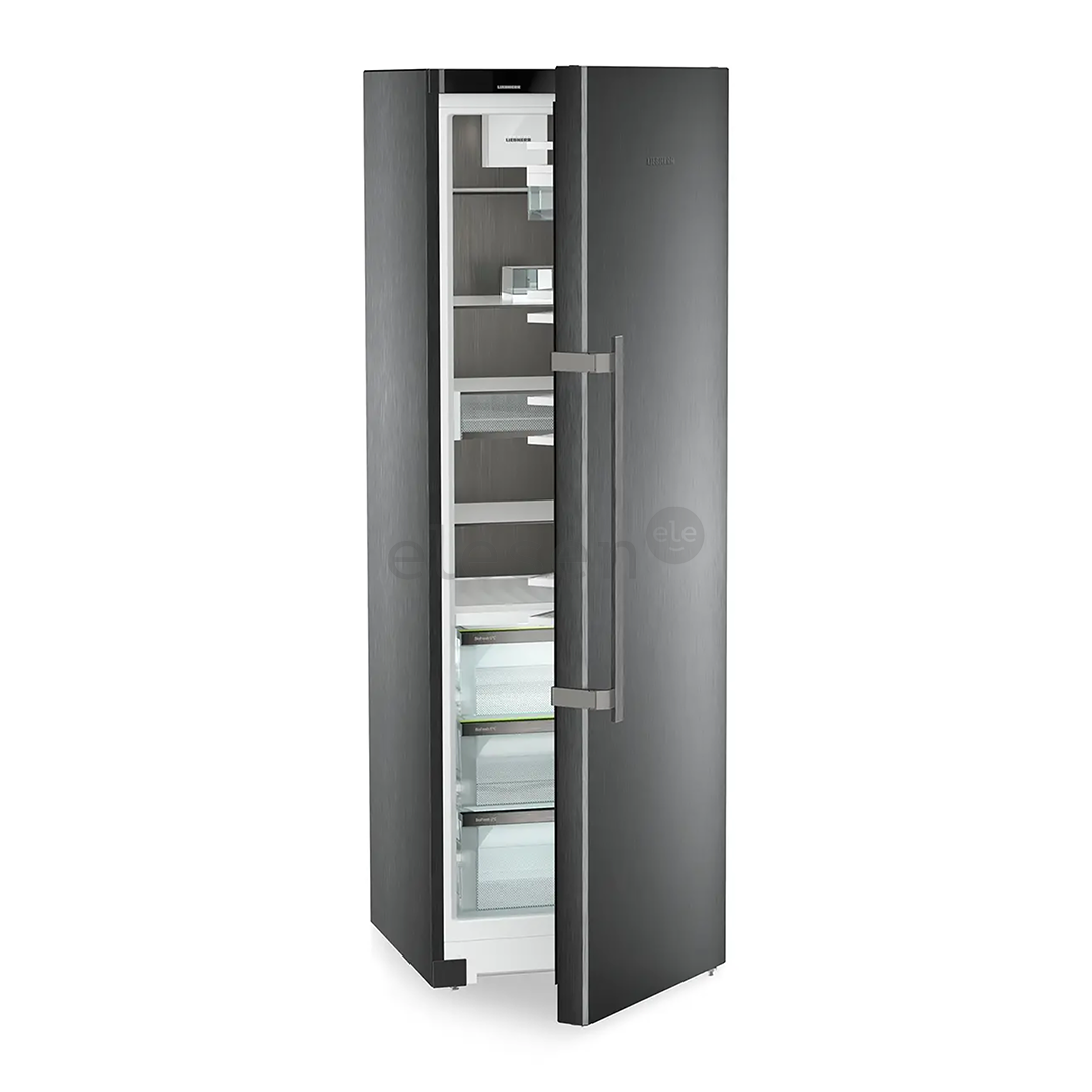 Liebherr Prime BioFresh, 387 L, aukštis 186 cm, juodo nerūdijančio plieno - Šaldytuvas