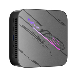 BlackView MP100, Ryzen 5, 16 GB, 512 GB, W11P, pilkas - Stacionarus kompiuteris