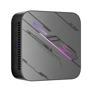 BlackView MP100, Ryzen 5, 16 GB, 512 GB, W11P, pilkas - Stacionarus kompiuteris