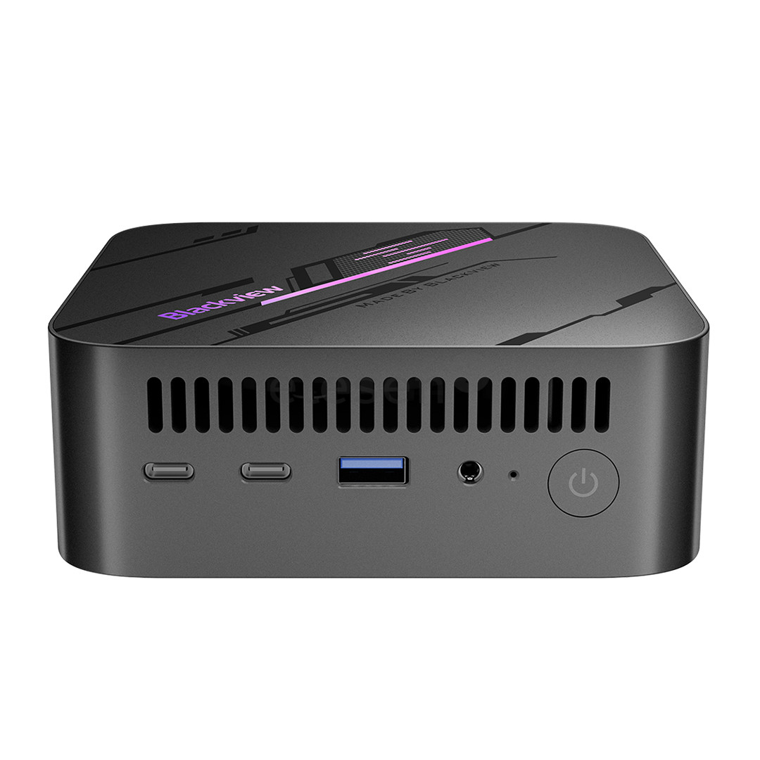 BlackView MP100, Ryzen 5, 32 GB, 1 TB, W11P, pilkas - Stacionarus kompiuteris