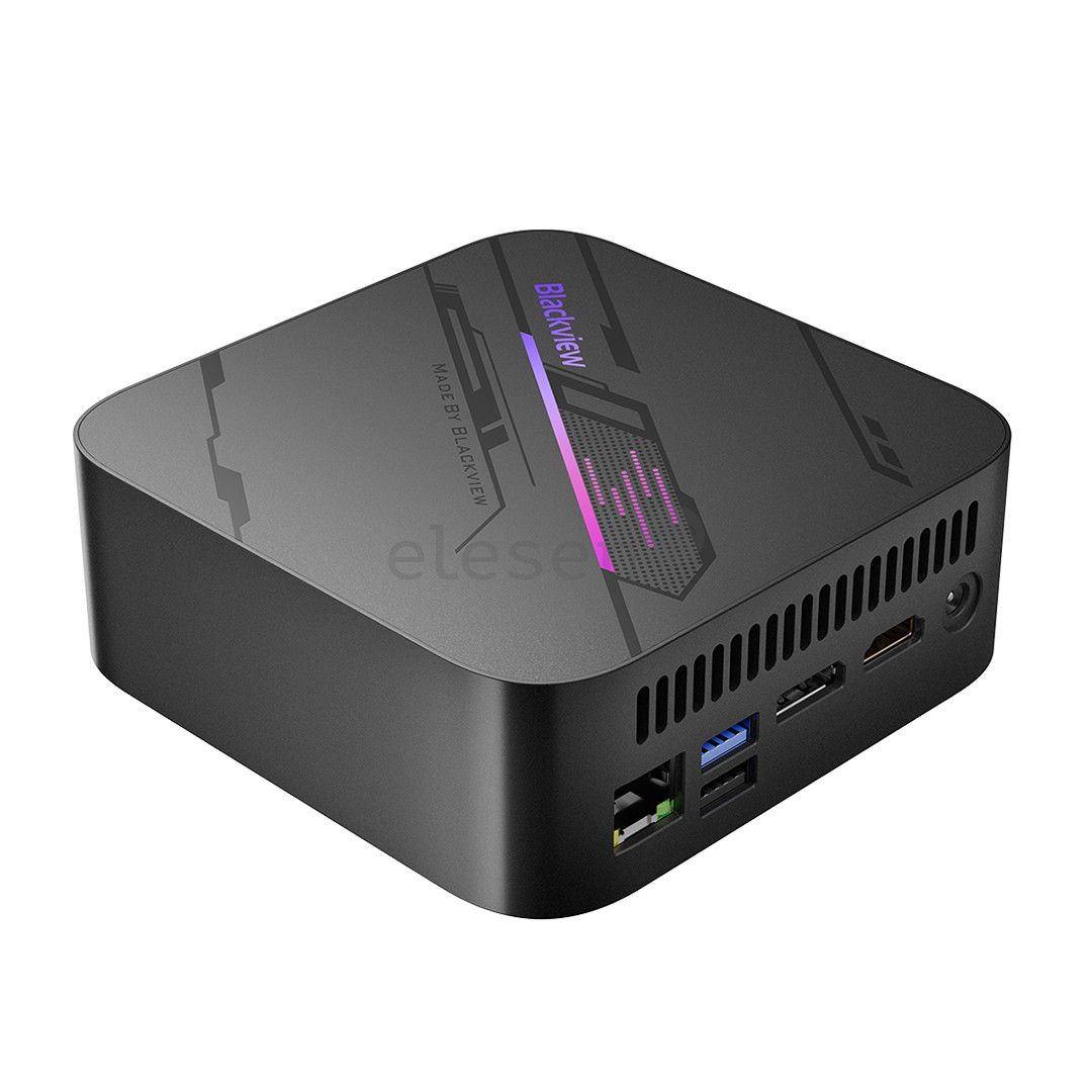 BlackView MP100, Ryzen 5, 32 GB, 1 TB, W11P, pilkas - Stacionarus kompiuteris