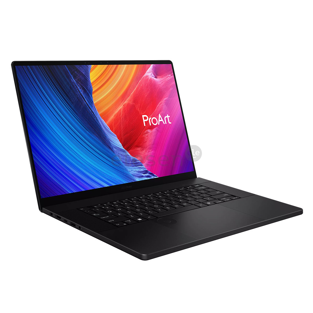 Asus ProArt P16 , 16'', 3K, OLED, 120 Hz, Ryzen AI 9, 64 GB, 2 TB, RTX 5070, W11P, ENG, juodas - Nešiojamasis kompiuteris