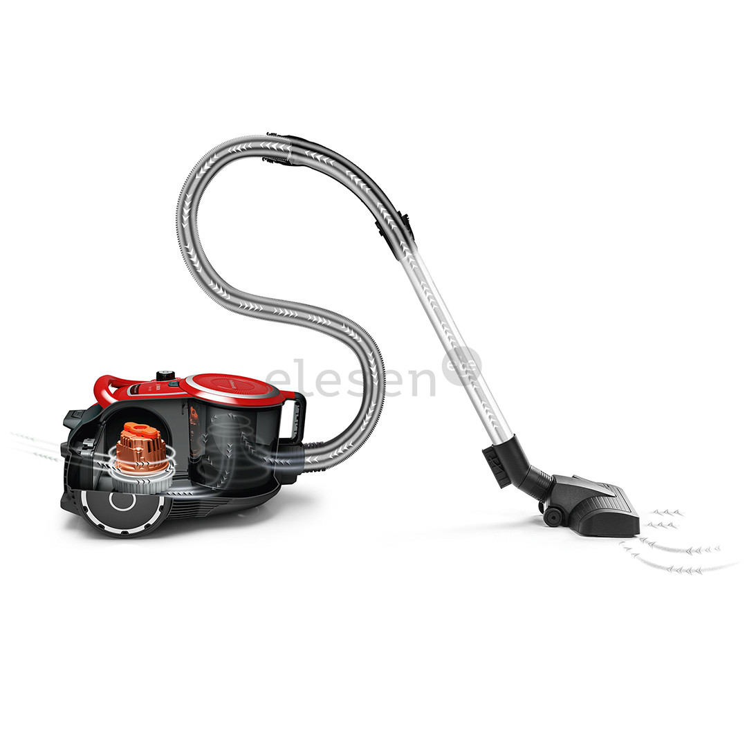 Bosch, Series 6, ProAnimal, 700 W, be maišelių, raudonas - Dulkių siurblys