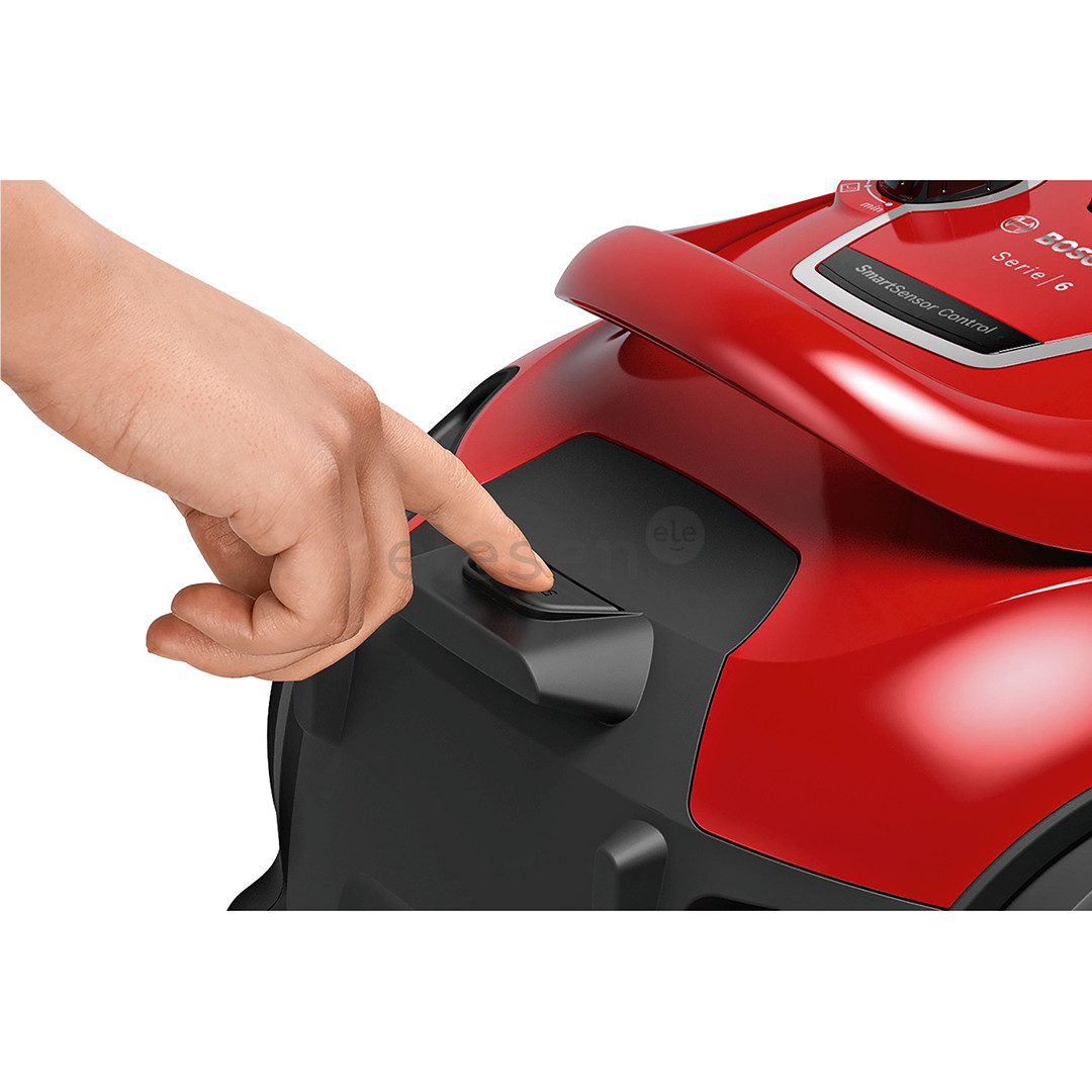 Bosch, Series 6, ProAnimal, 700 W, be maišelių, raudonas - Dulkių siurblys