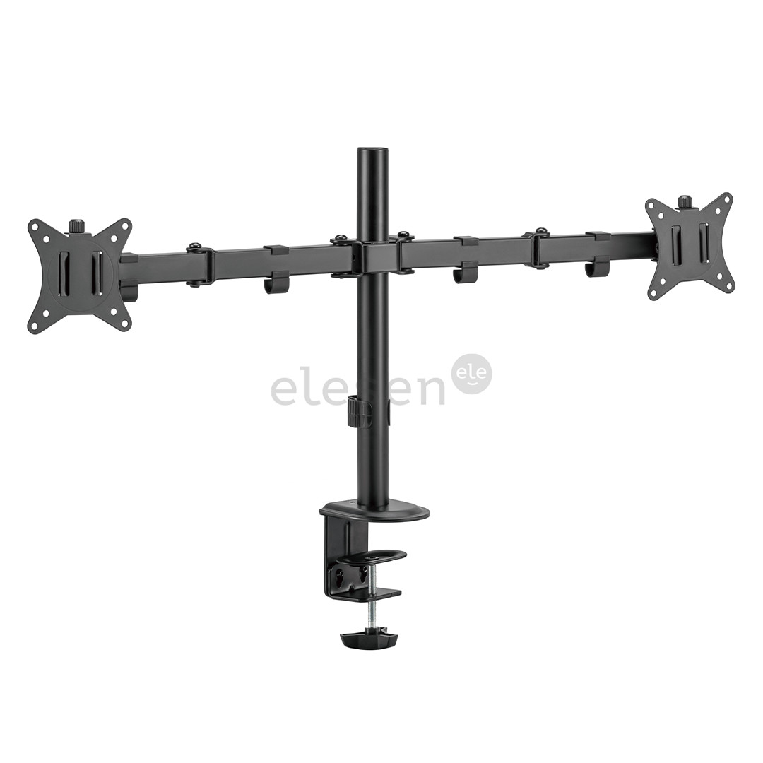 Deltaco Dual Desk Mount, 13-32'', black - Monitor stand