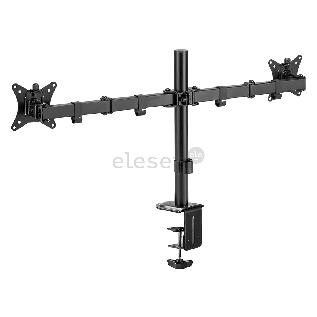 Deltaco Dual Desk Mount, 13-32'', black - Monitor stand