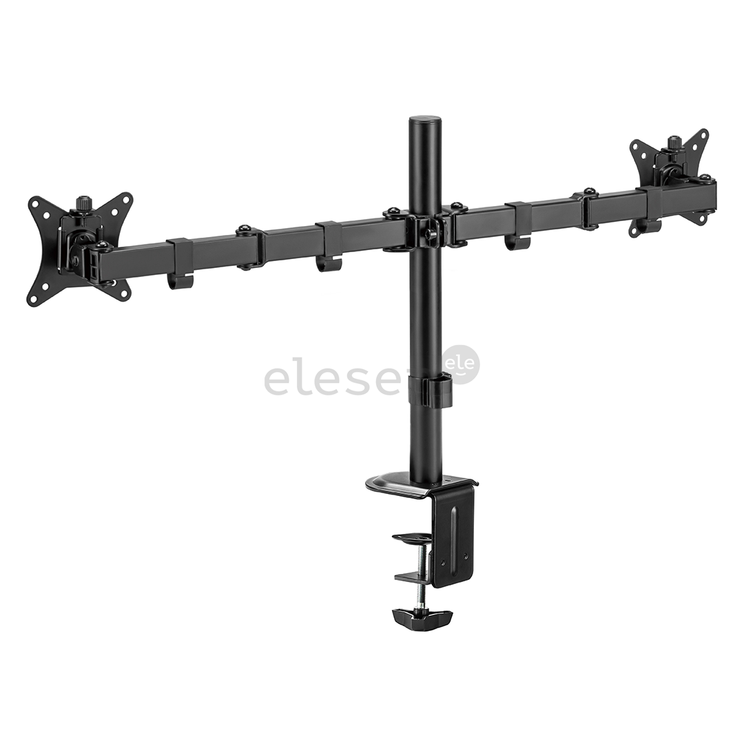 Deltaco Dual Desk Mount, 13-32'', black - Monitor stand