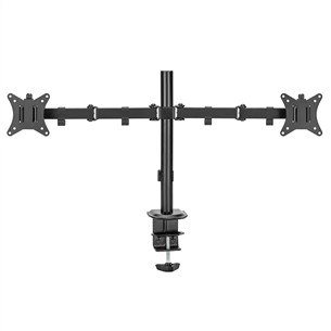 Deltaco Dual Desk Mount, 13-32'', black - Monitor stand