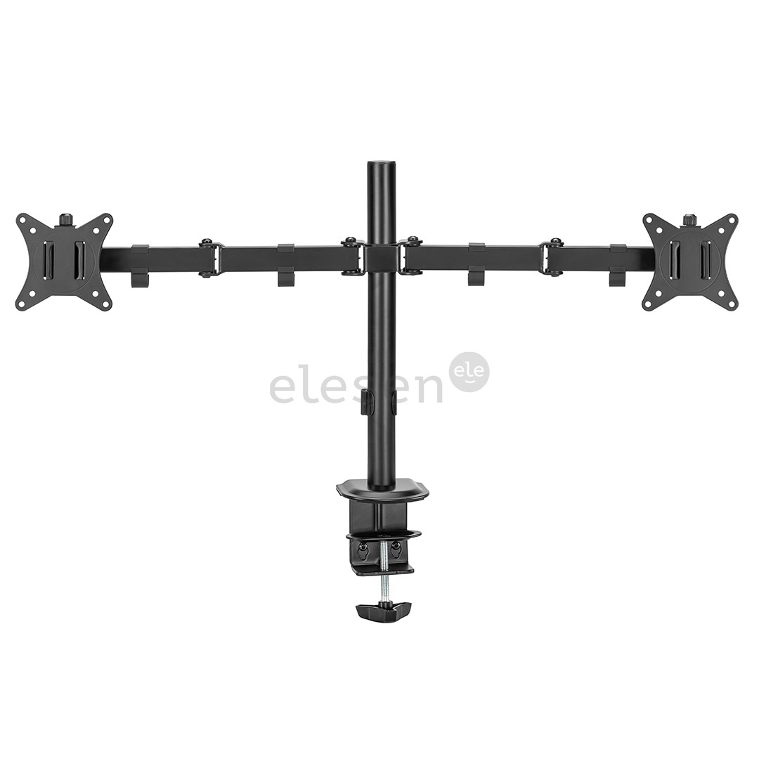 Deltaco Dual Desk Mount, 13-32'', black - Monitor stand