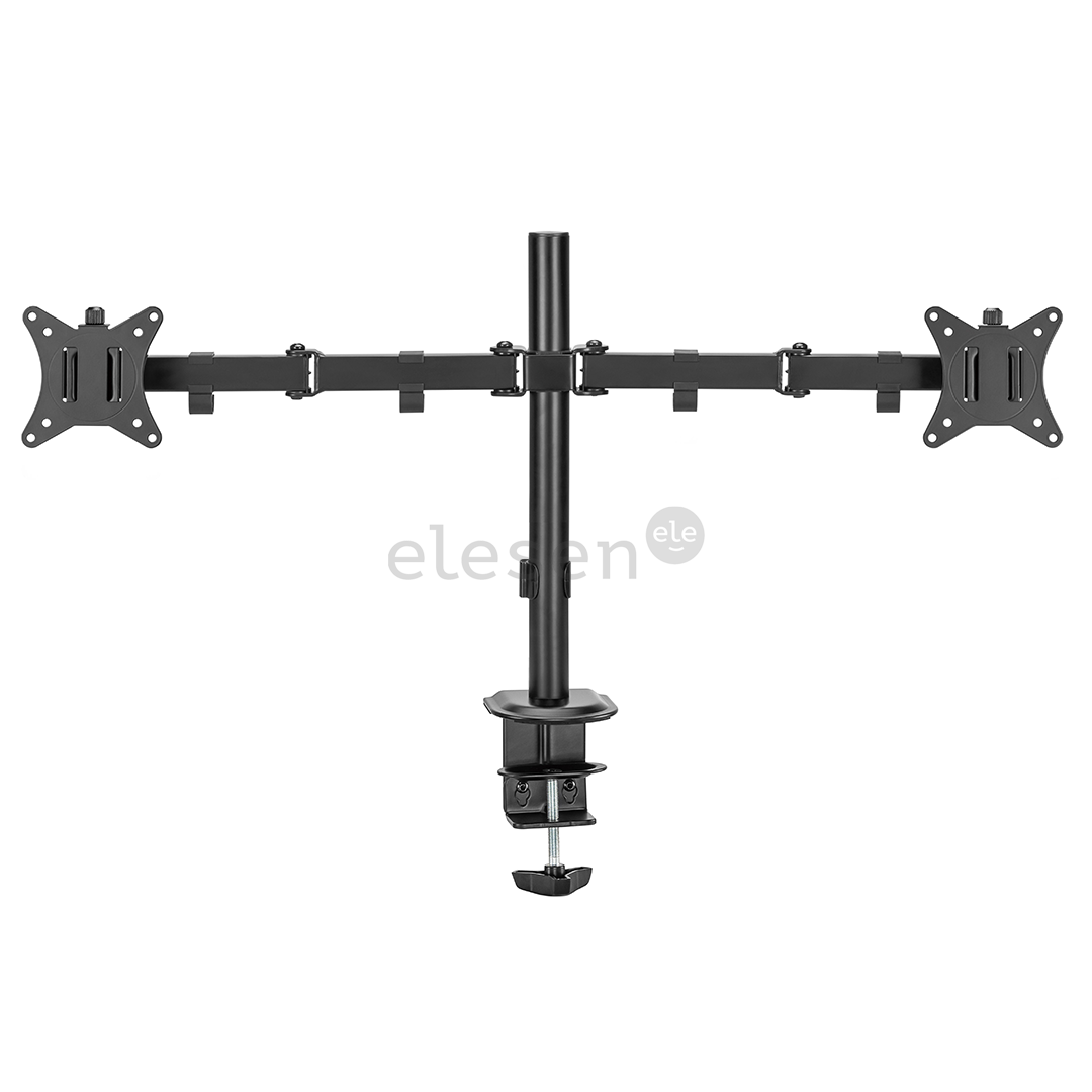 Deltaco Dual Desk Mount, 13-32'', black - Monitor stand