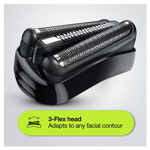 Braun Series 3 Shave & Style, Wet & Dry, mėlynas - Skustuvas