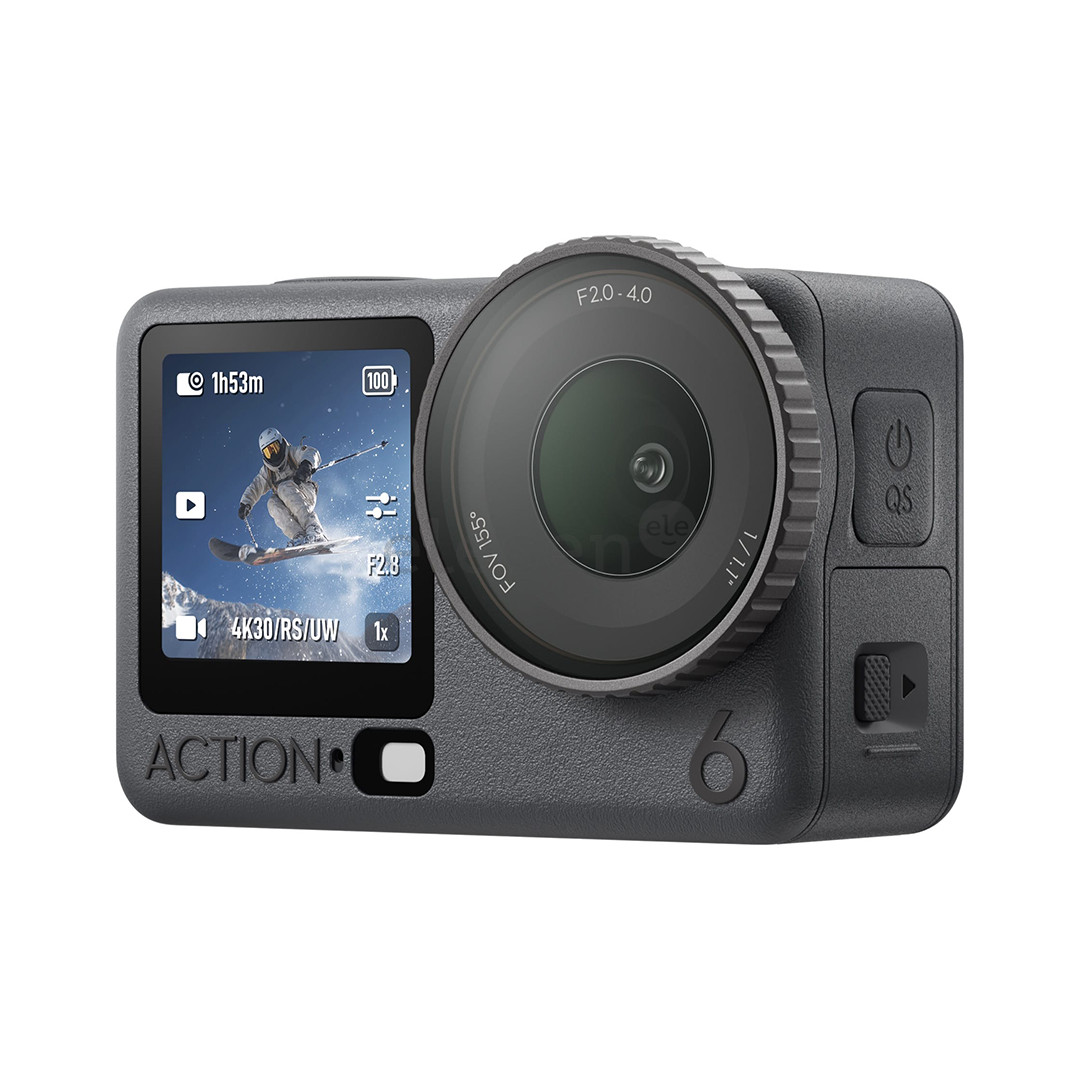 Dji Osmo Action 6, Adventure bundle, juoda - Veiksmo kamera