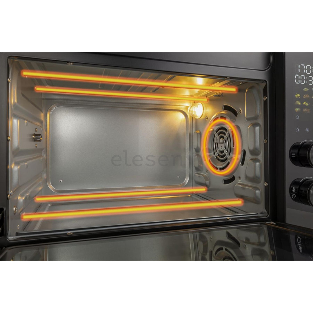 Hisense, 30 L, 1800 W, juoda - Mini orkaitė