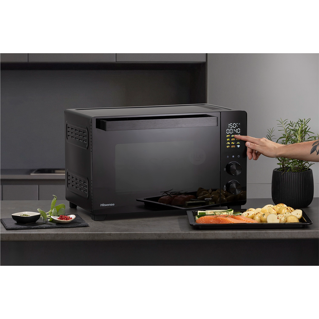 Hisense, 30 L, 1800 W, black - Mini oven