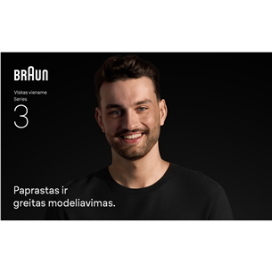 Braun Series 3, 8 в 1, темно-серый - Мультитриммер