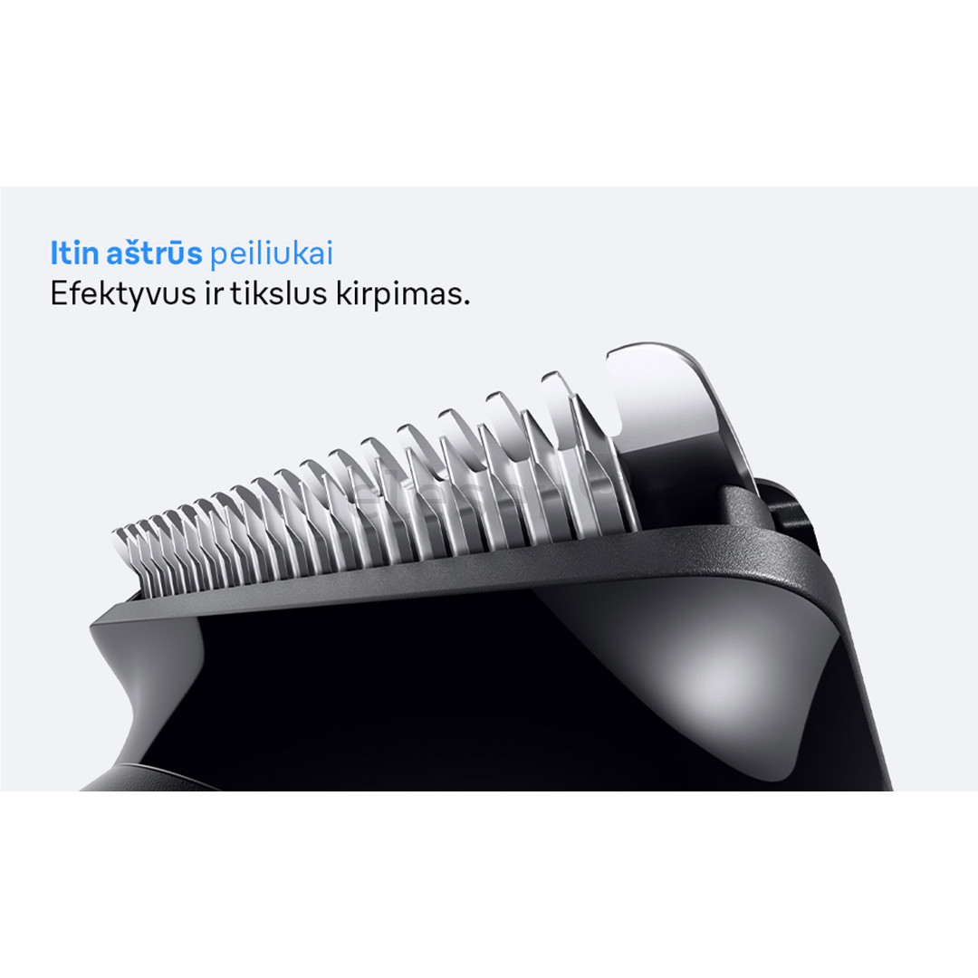 Braun Series 3, 8-in-1, tamsiai pilka - Plaukų kirpimo mašinėlė