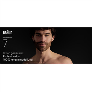 Braun All-in-One, Series 7, 15 в 1, темно-синий - Мультитриммеp