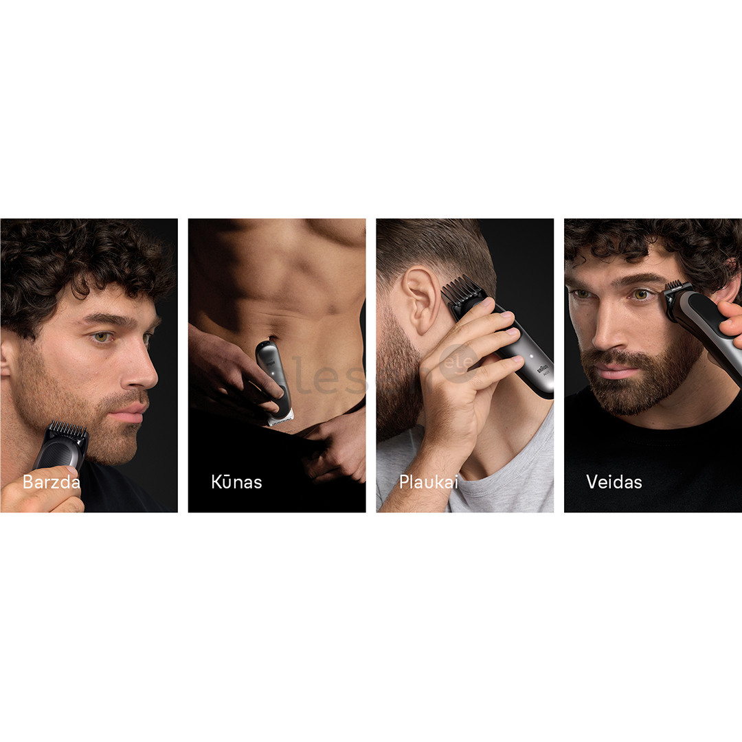 Braun All-in-One, Series 7, 15 в 1, темно-синий - Мультитриммеp