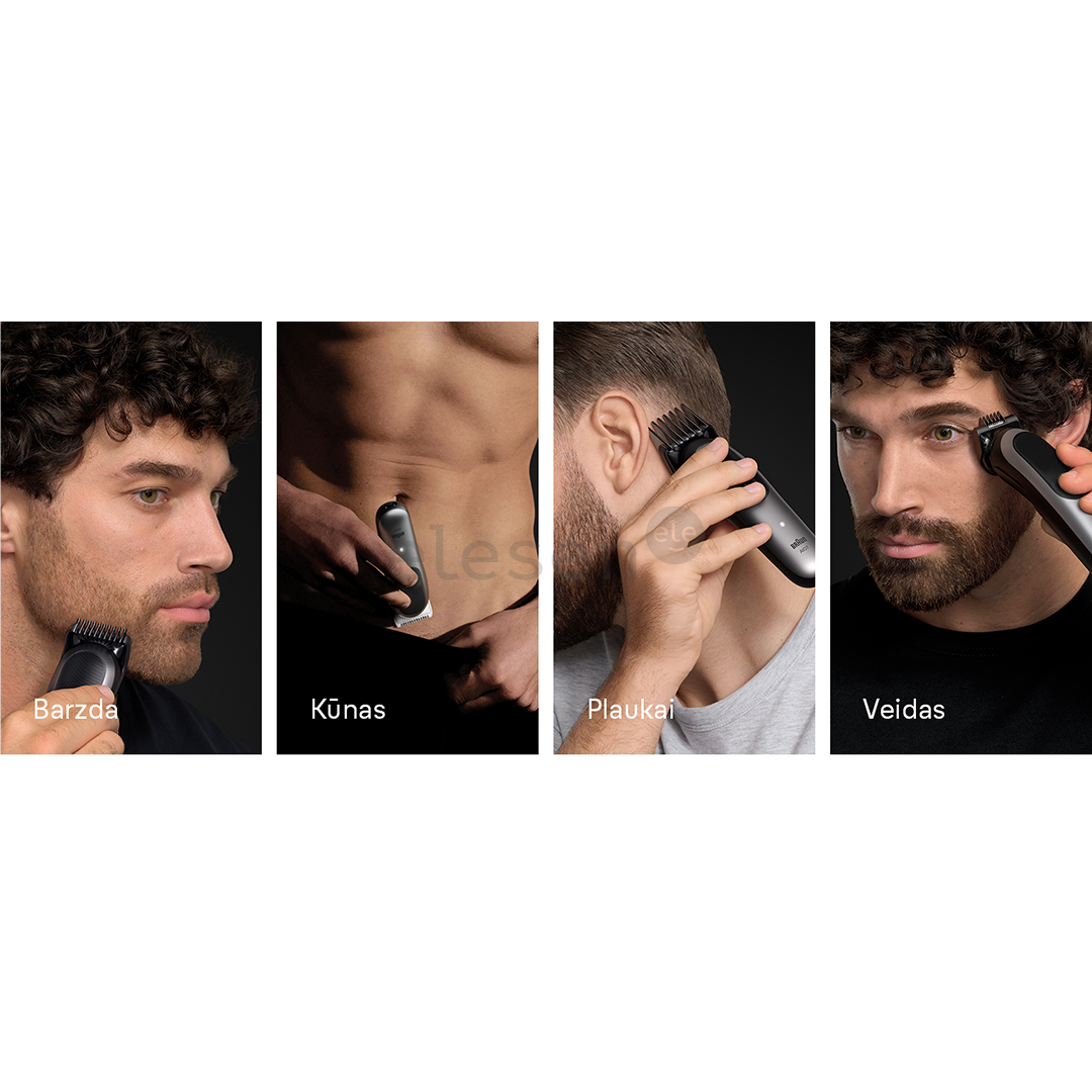 Braun  All-in-One, Series 7, 15-in-1, tamsiai mėlyna - Plaukų kirpimo mašinėlė