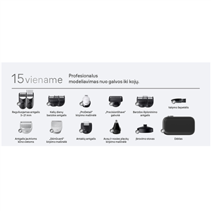 Braun  All-in-One, Series 7, 15-in-1, tamsiai mėlyna - Plaukų kirpimo mašinėlė