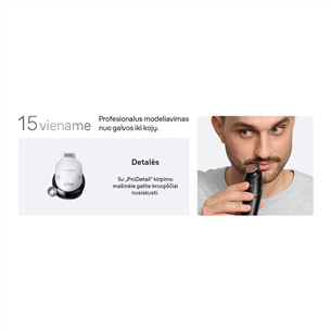 Braun All-in-One, Series 7, 15 в 1, темно-синий - Мультитриммеp