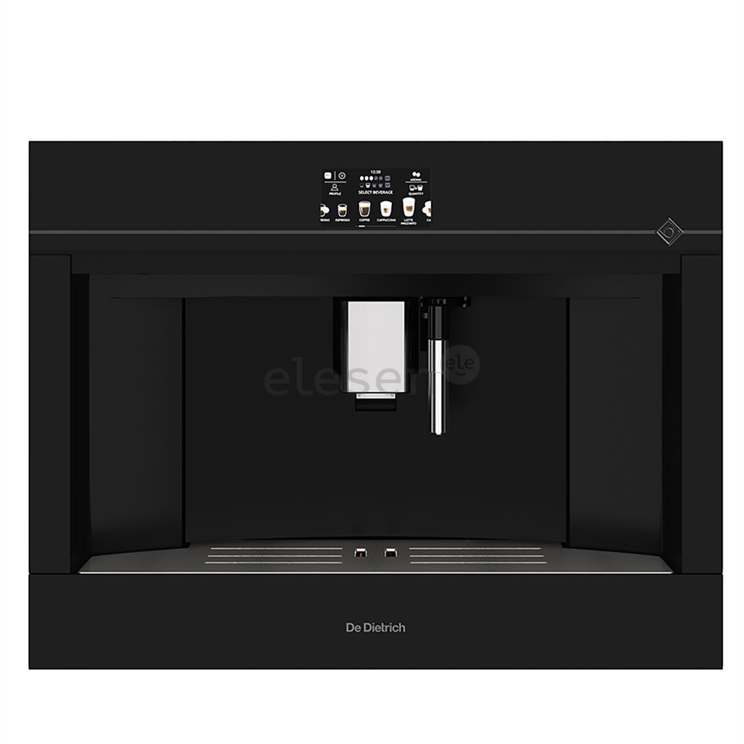 De Dietrich, black - Built-in espresso machine