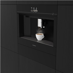 De Dietrich, black - Built-in espresso machine