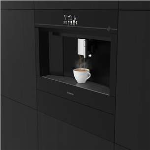 De Dietrich, black - Built-in espresso machine