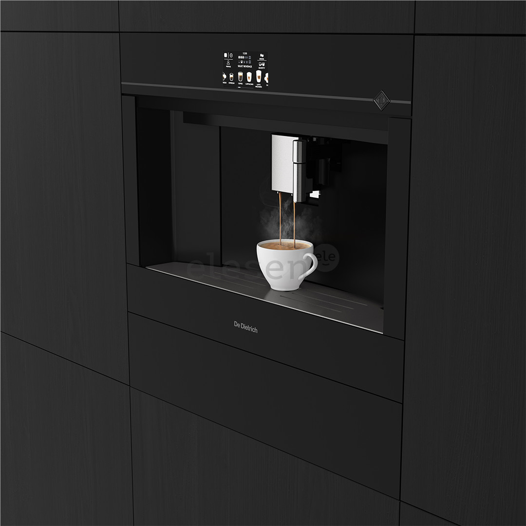 De Dietrich, black - Built-in espresso machine