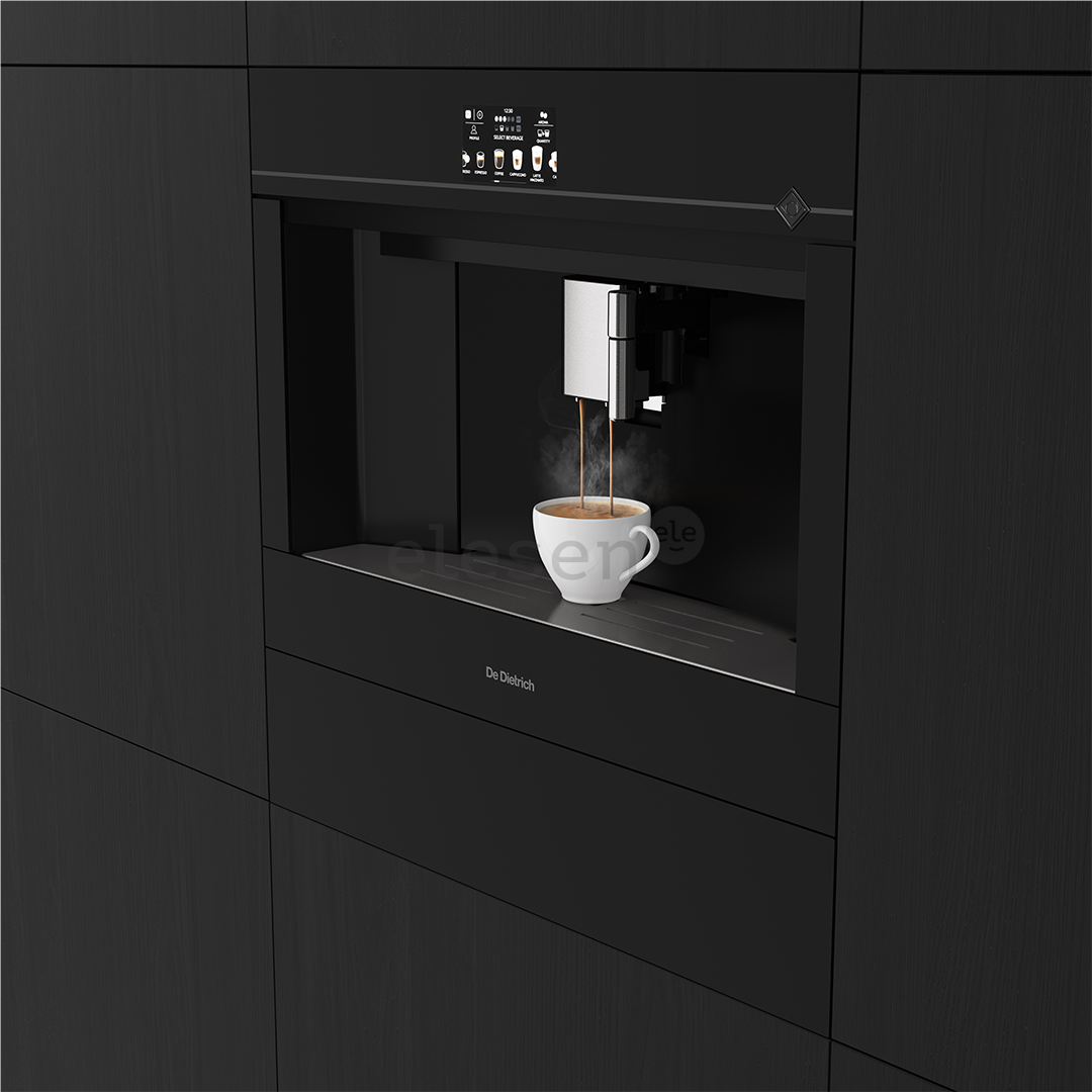 De Dietrich, black - Built-in espresso machine