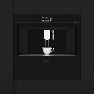 De Dietrich, black - Built-in espresso machine