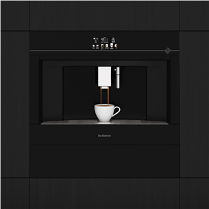 De Dietrich, black - Built-in espresso machine