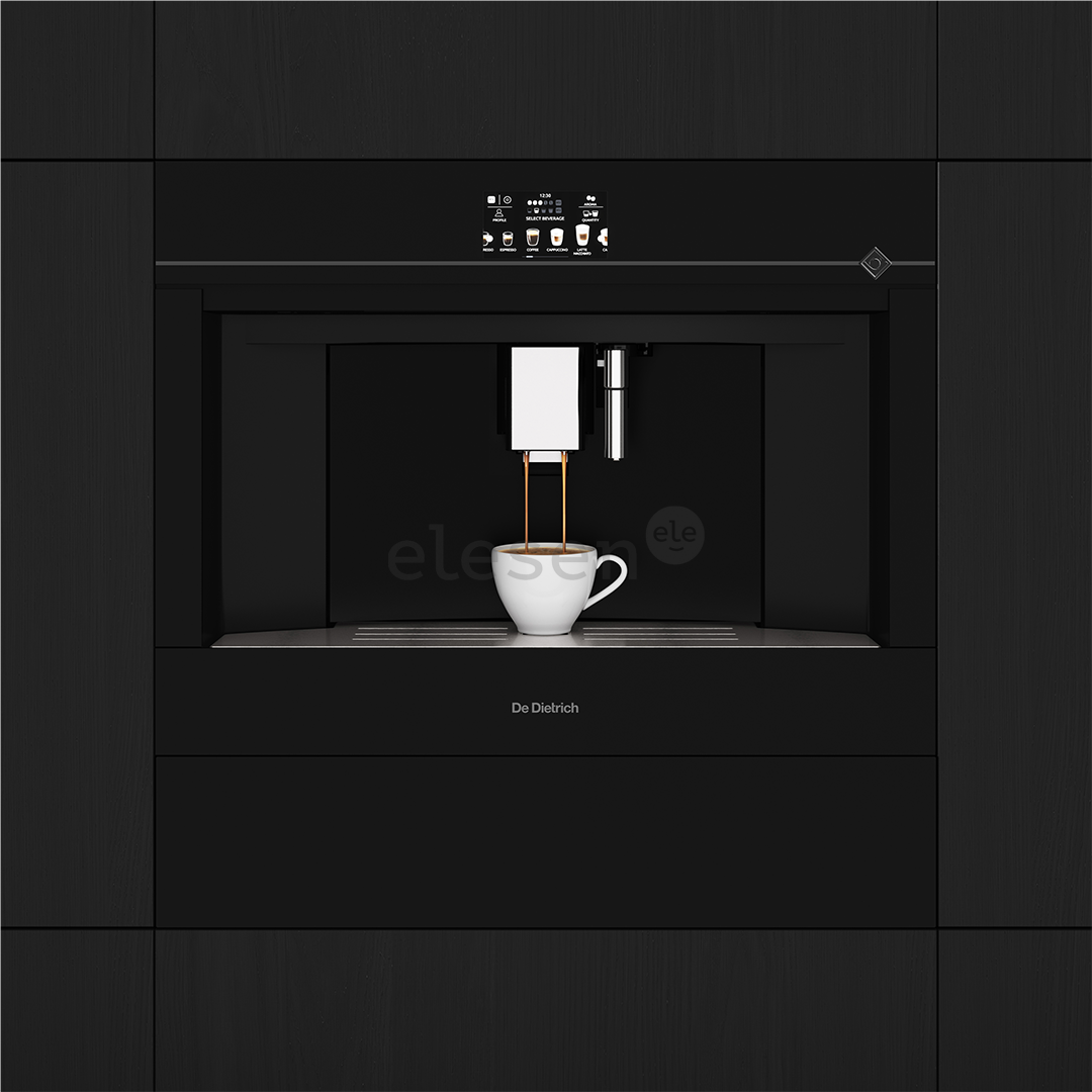De Dietrich, black - Built-in espresso machine